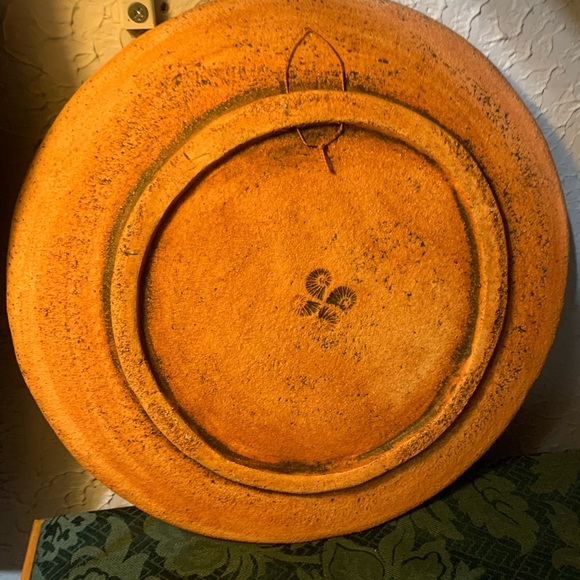 Earthy Geometric Pattern Plate - Picture 3 of 6